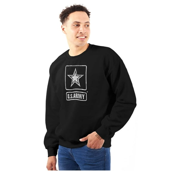 United States Army Military Star Logo Sweatshirt for Men or Women Brisco Brands S