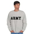 thumbnail image 1 of United States Army Military Unisex Plus Fleece Graphic Sweatshirt Brisco Brands 3X, 1 of 5