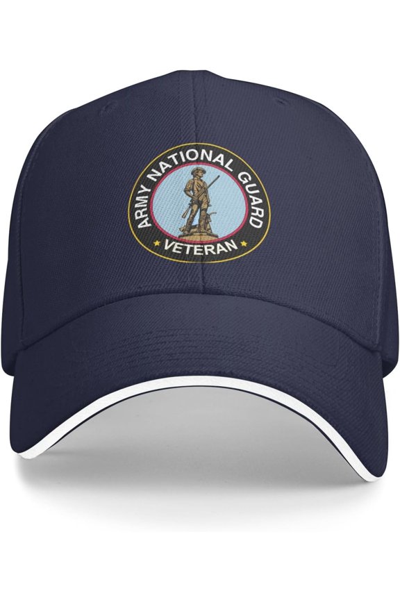 United States Army National Guard Veteran Baseball Cap Outdoor Trucker Hats Adjustable Custom