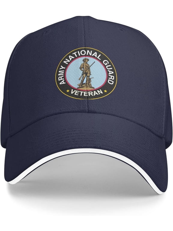 United States Army National Guard Veteran Baseball Cap Outdoor Trucker Hats Adjustable Custom