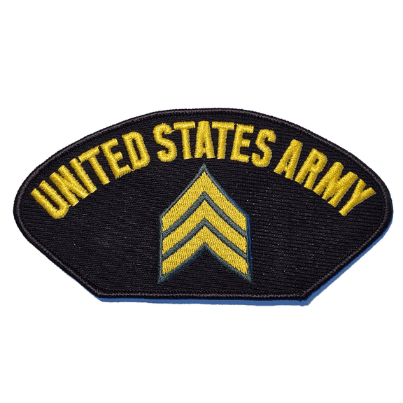 United States Army Sergeant (E-5) SGT Patch - Great Color - Veteran Owned Business