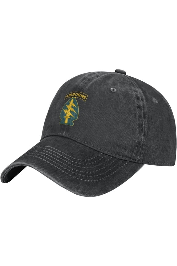 United States Army Special Forces CSIB Pattern Printing Baseball Cap for Men Women Dad Hat Adjustable Cap Black