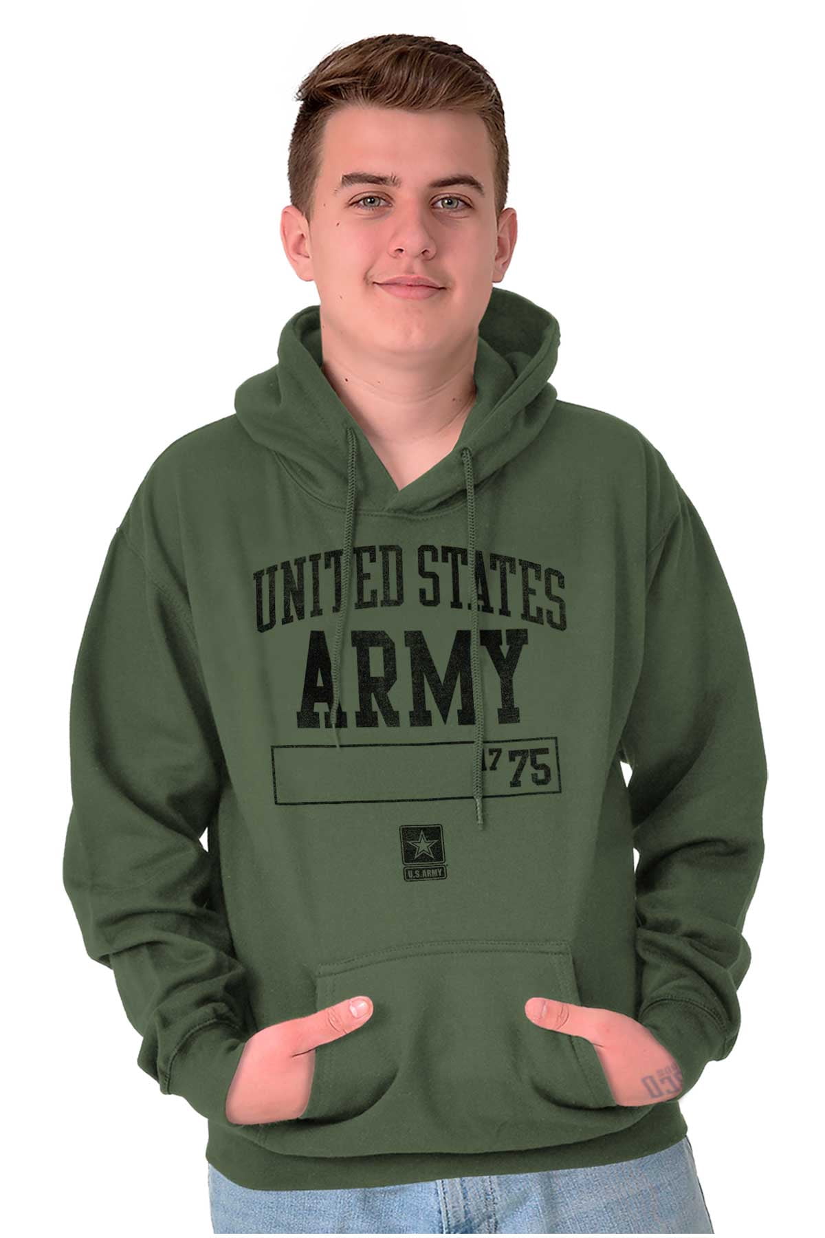 United States Army Star Logo 1775 Hoodie Sweatshirt Women Men Brisco ...