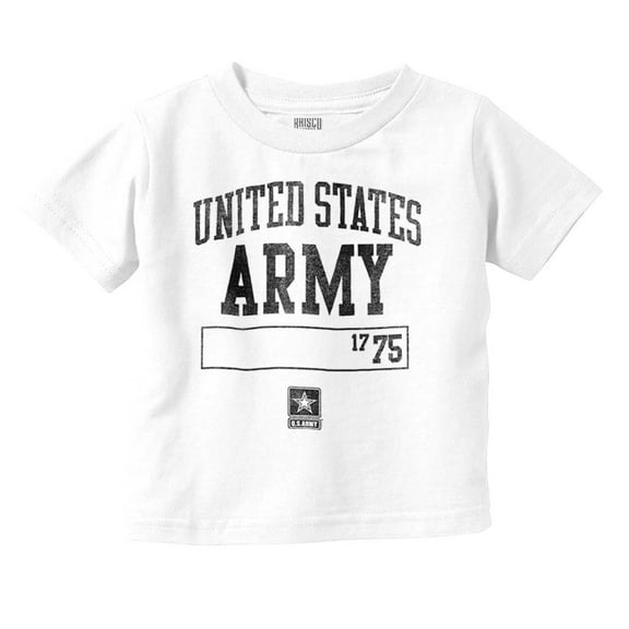 United States Army Star Logo 1775 Toddler Boy Girl T Shirt Infant Toddler Brisco Brands 12M