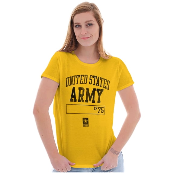 United States Army Star Logo 1775 Women's T Shirt Ladies Tee Brisco Brands 2X