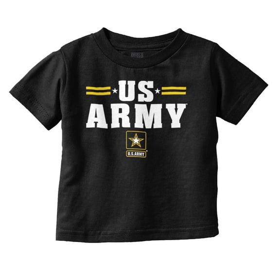 United States Army Star Logo Military Toddler Boy Girl T Shirt Infant Toddler Brisco Brands 18M