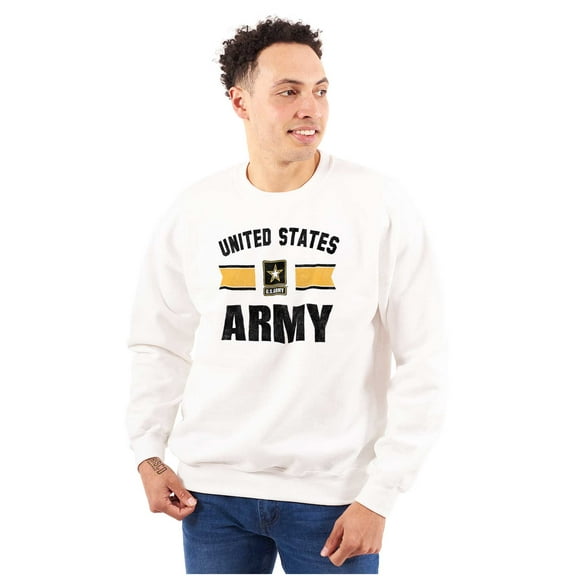 United States Army Star Logo Ribbon Sweatshirt for Men or Women Brisco Brands X