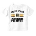 thumbnail image 1 of United States Army Star Logo Ribbon Toddler Boy Girl T Shirt Infant Toddler Brisco Brands 18M, 1 of 6