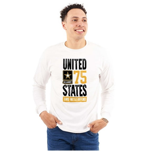 United States Army This We'll Defend Unisex Plus Size Long Sleeve Shirt Brisco Brands 2X