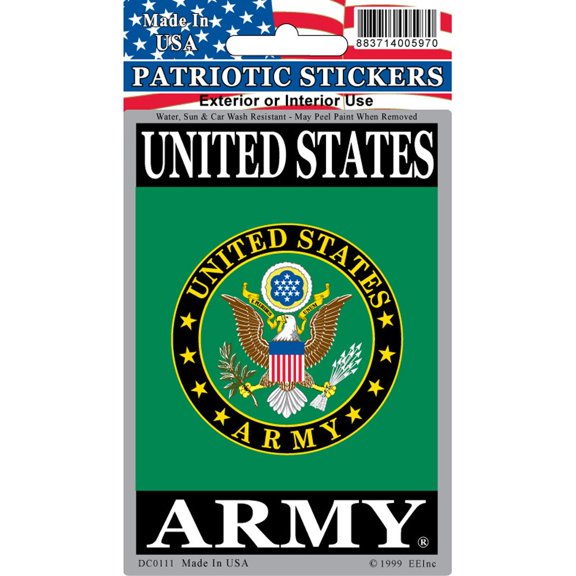 Eagle Emblems DC0111 Sticker - Army Symbol - 3 x 4.25 in.