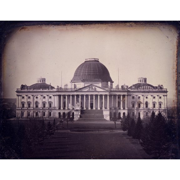 United States Capitol Building History (36 x 24)