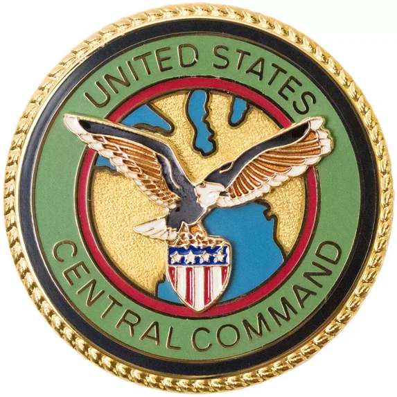 Central Command Color United States Central Command ID Identification Badge Official Licensed ...