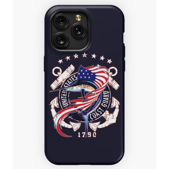 United States Coast Guard Logo G273 Phone Case for iPhone17 16 15 14 13 12 11 Pro Max