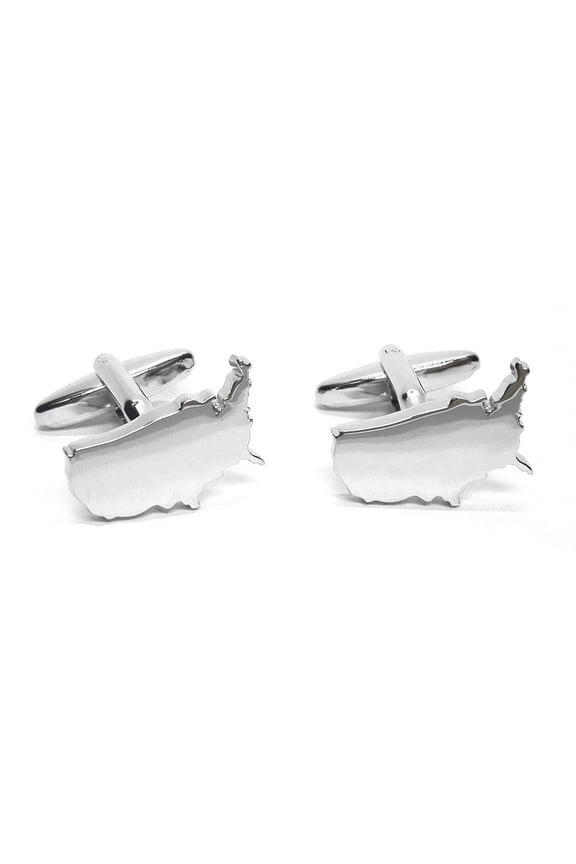 United States Cutout Map Cufflinks