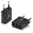 United States to Czech Republic (Czechia) Travel Power Adapter to
