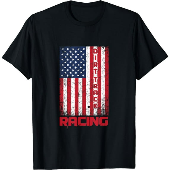 United States Dirt Road American Track Racer Racing T-Shirt T-Shirt