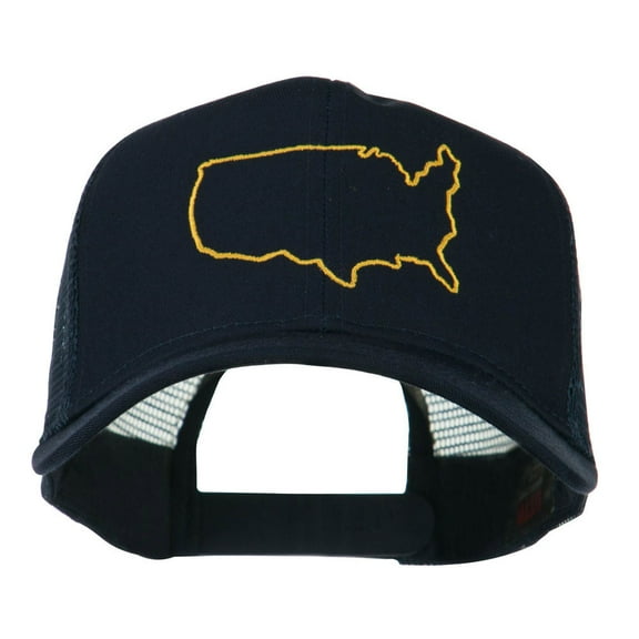 United States Embroidered Trucker Cap - Navy OSFM