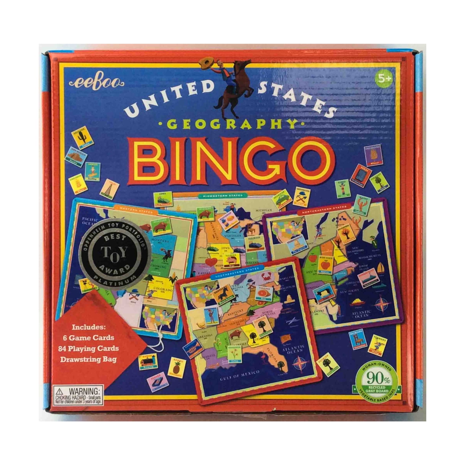 United States Geography Bingo Great Condition