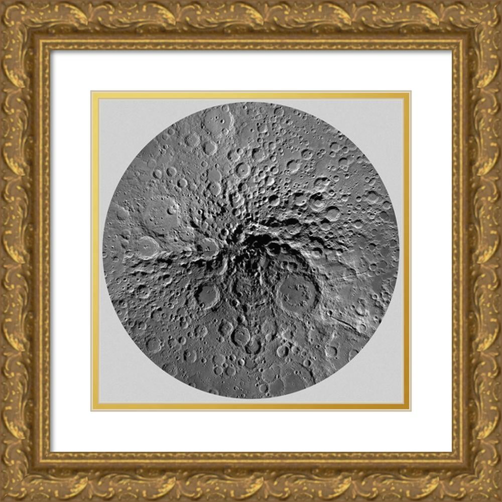United States Geological Survey - United States Geological Survey 15x15 Gold Ornate Wood Framed With Double Matting Museum Art Print Titled Unmarked Map Of The Moon South Pole C8a67b3f 97f8 46b1 9bf6 2d1ff9b2fb81.9b31a5018f7eb8eec68153a8722e38a0