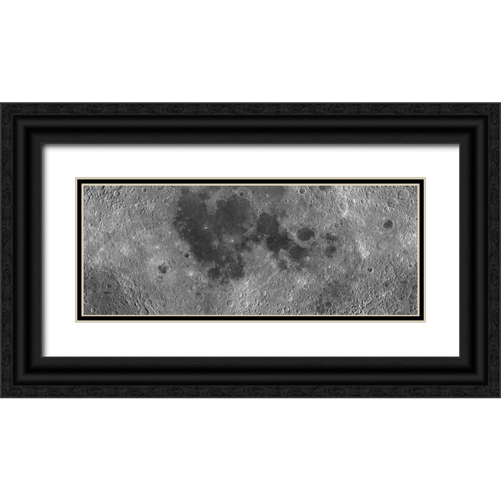 United States Geological Survey - United States Geological Survey 18x9 Black Ornate Wood Framed With Double Matting Museum Art Print Titled Unmarked Map Of The Moon Projection 672918ec 6845 4924 8fd2 2bb60acf6aec.6182851967cb5945c9194be0cd1ad3b8