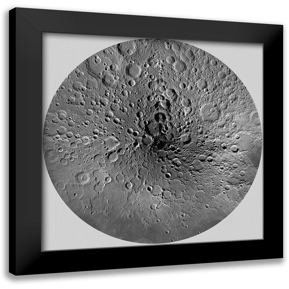 United States Geological Survey - United States Geological Survey 20x20 Black Modern Framed Museum Art Print Titled Unmarked Map Of The Moon North Pole 87fee9f8 388a 4e35 Ae1b D47ab50cab87.ae1e9ea66465cba88bd49f2e7149bad5 