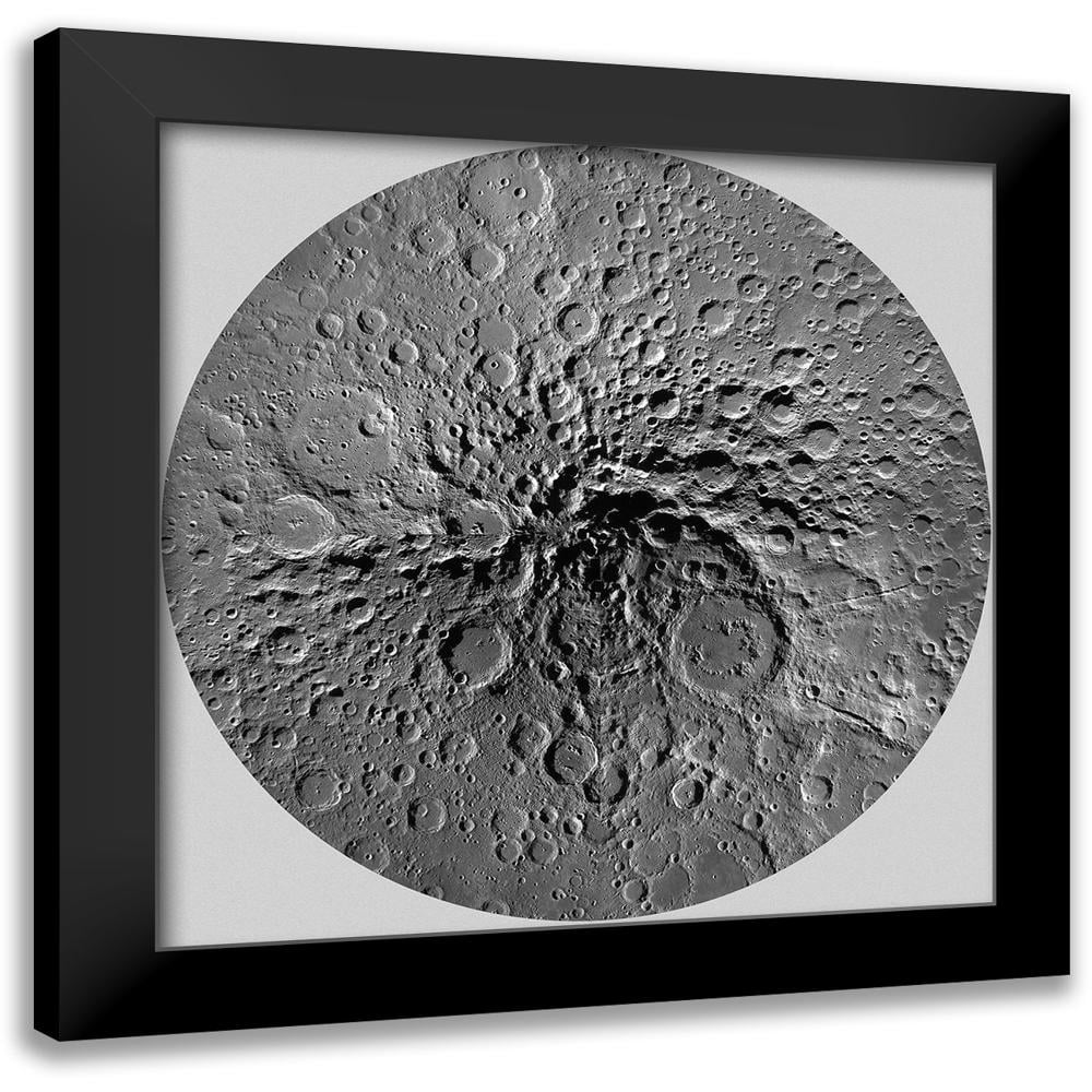 United States Geological Survey - United States Geological Survey 20x20 Black Modern Framed Museum Art Print Titled Unmarked Map Of The Moon South Pole Da2452b5 D912 45e7 9f58 4a1d10a31254.86d08c5578ccc7622d917a6d4e606129