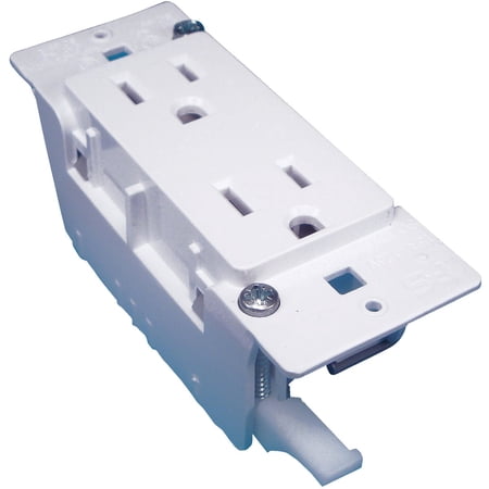 United States HDW E-120C Duplex Receptacle, 1-9/16 x 4-1/4"