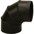 thumbnail image 1 of United States HDW, Pack of 3 - Black BM0014 6" Adjustable Elbow, 1 of 1