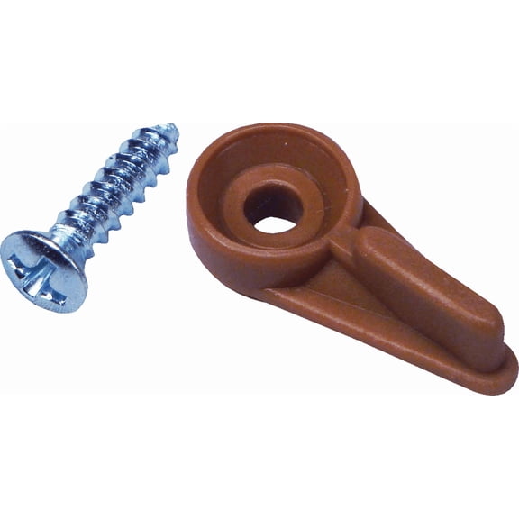 United States Hardware 15/16 In. x 3/8 In. Storm & Screen Clip - Pack of 2  Standard Mounting Hardware, Drop-In Replacement