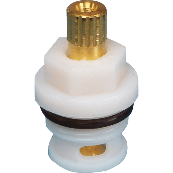 United States Hardware Faucet Stem for Streamway 8 In. 3-Valve Bath Faucet - Single Pack Standard Mounting Hardware, Drop-In Replacement
