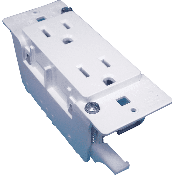 United States Hardware Mobile Home Duplex Outlet - Single Pack Indoor & Outdoor Use, NEC-Compliant