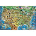 thumbnail image 1 of Maestral United States Illustrated 250 Piece Jigsaw Puzzle, 1 of 2