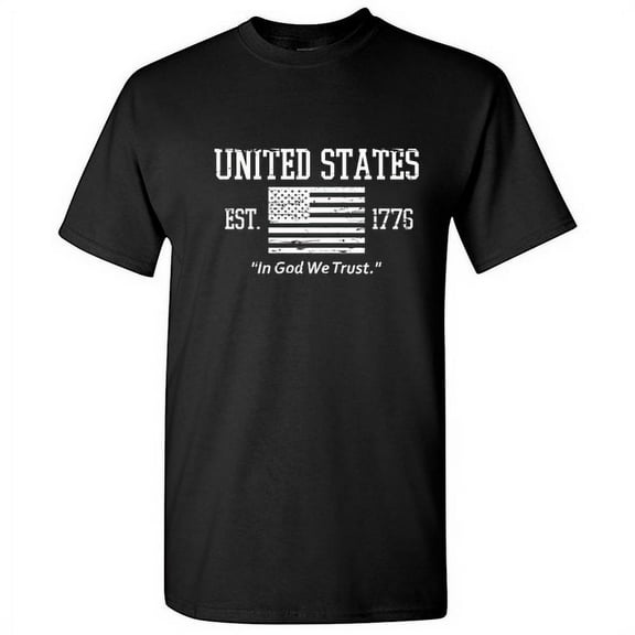 United States In God We Trust Graphic Novelty Sarcastic Humor Funny T Shirt