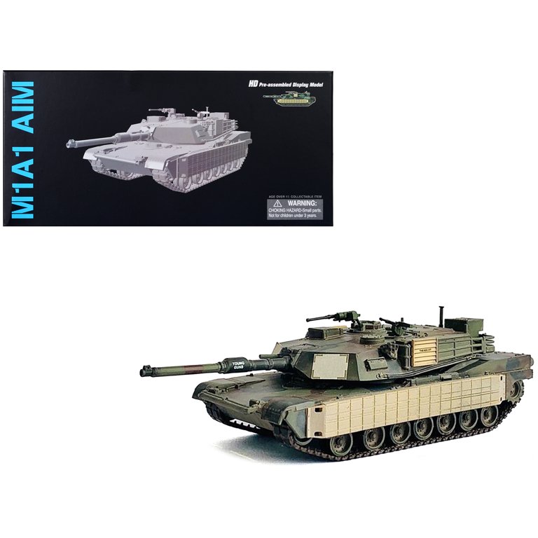 1/72 アメリカ陸軍 M1A1 AIM TUSK 完成品 1/72 アメリカM1A1エイブラムスAIM TUSK マインプラウ (作動