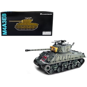 United States M4A3E8 Sherman "Tiger Face" Tank "24th Infantry Div., Han River, Korea" (1951) 1/72 Plastic Model by Dragon Models