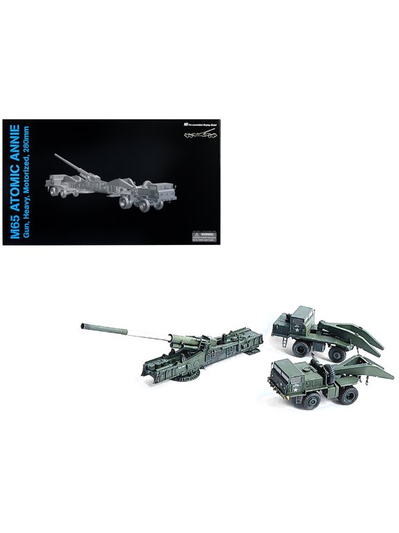 United States M65 Atomic Cannon Artillery Olive Drab US Army "NEO Dragon Armor" Series 1/72 Plastic Model by Dragon Models