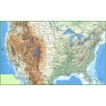 thumbnail image 1 of United States Map - CANVAS OR PRINT WALL ART, 1 of 1