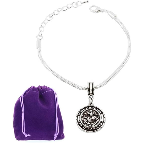 United States Marine Corp Bracelet | Charm Jewelry
