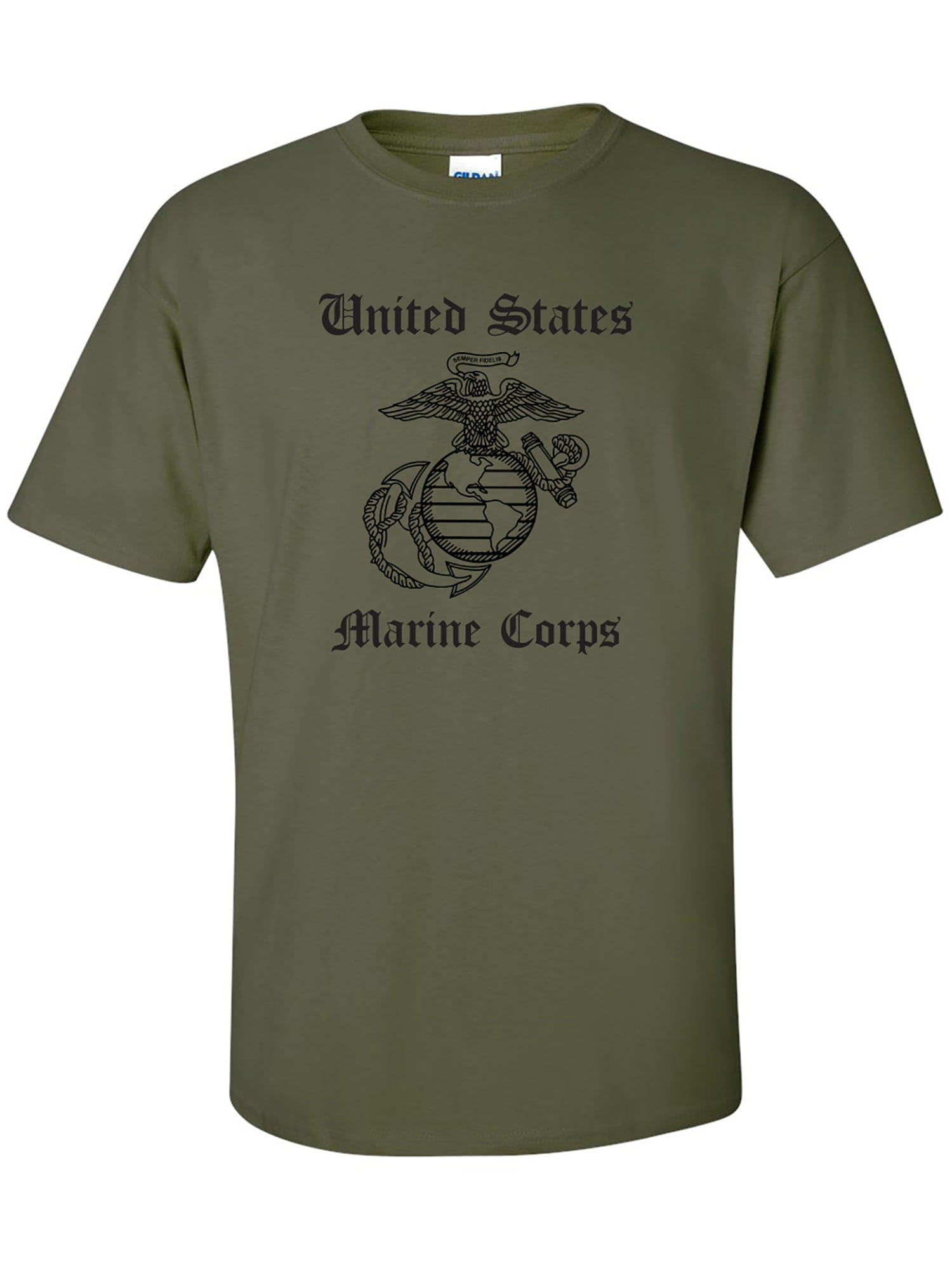 United States Marine Corps Adult Short Sleeve T-shirt - Walmart.com