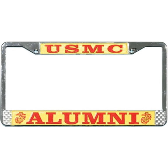 United States Marine Corps Alumni Metal License Plate Frame