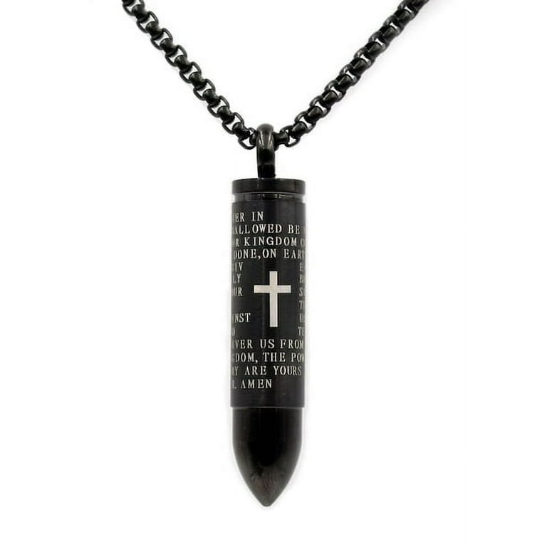 Marine corps sales cross necklace