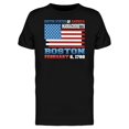 thumbnail image 1 of United States Massachusetts T-Shirt Men -Image by Shutterstock, Male 3X-Large, 1 of 2