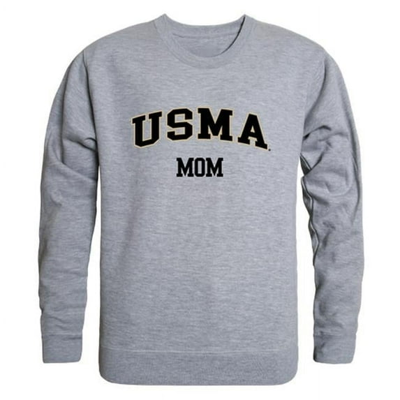 United States Military Academy Mom Crewneck T-Shirt, Heather Grey - Small