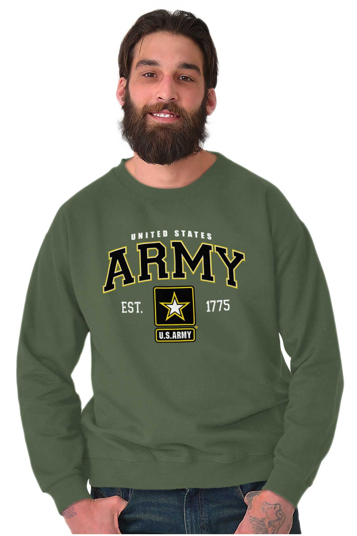 United States Military Army Star Logo Sweatshirt for Men or Women ...