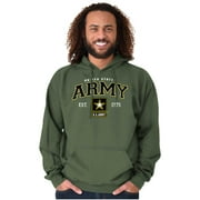 United States Military Army Star Logo Unisex Plus Size Hoodie Brisco Brands 2X