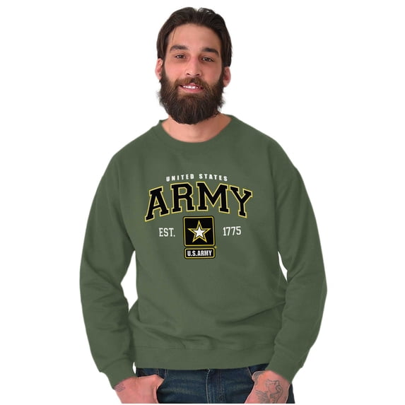 United States Military Army Star Logo Unisex Plus Size Sweatshirt Brisco Brands 3X