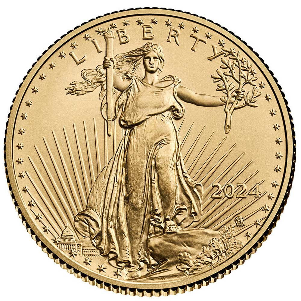 United States Mint American Gold Eagle 1/4 oz 9167 Gold Uncertified Coin