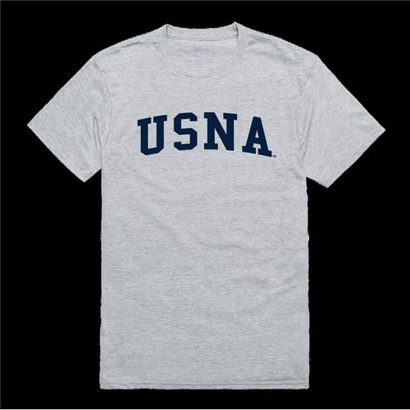 United States Naval Academy Midshipmen Game Day T-Shirt, Heather Grey - Small