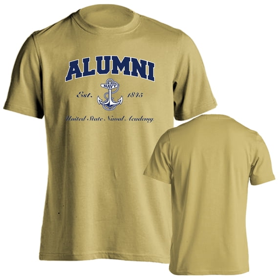United States Naval Academy Navy Midshipmen Alumni Proud Graduate Short Sleeve T-Shirt