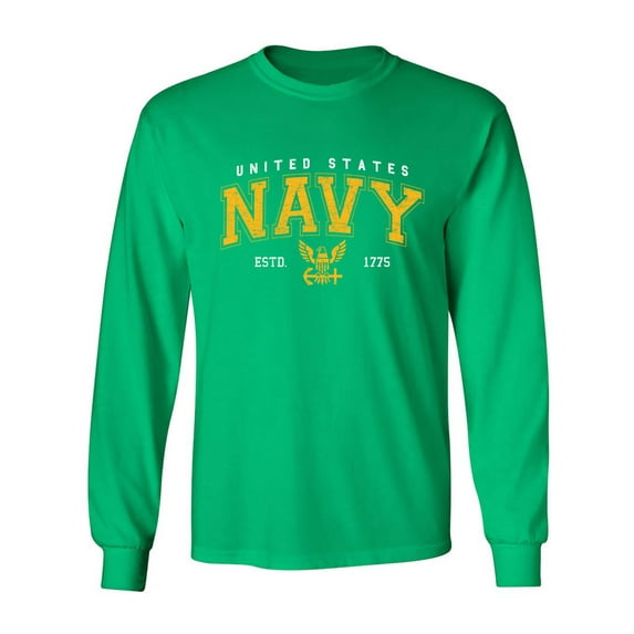 United States Navy 1775 Arch Adult Long Sleeve T-shirt